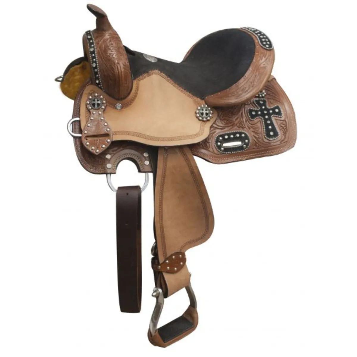 10", 12" DOUBLE T YOUTH BARREL STYLE SADDLE