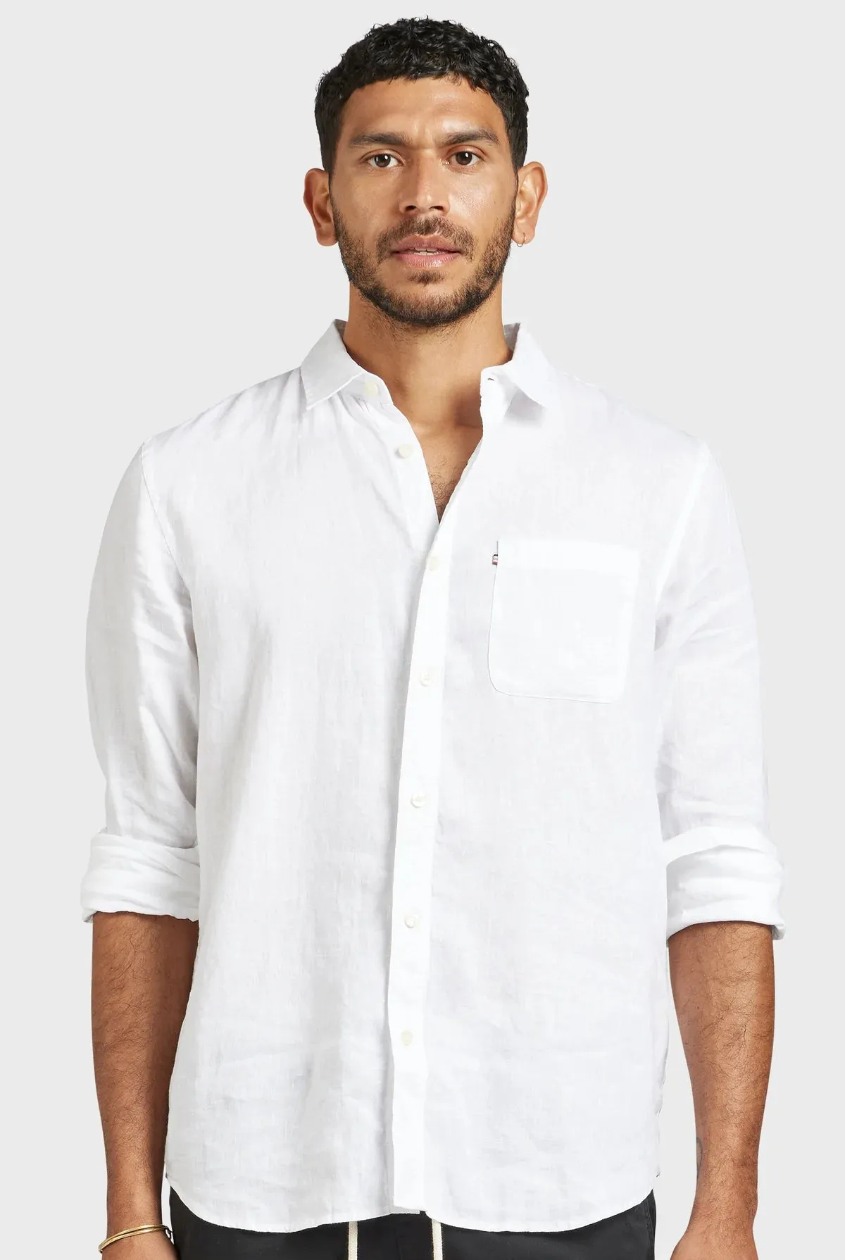 ACADEMY BRAND - Hampton Linen Shirt White