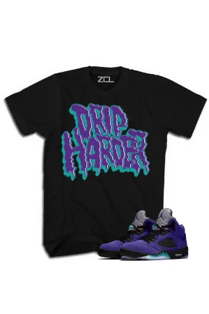 Air Jordan 5 Retro "Drip Harder" Tee (Purple Grape)