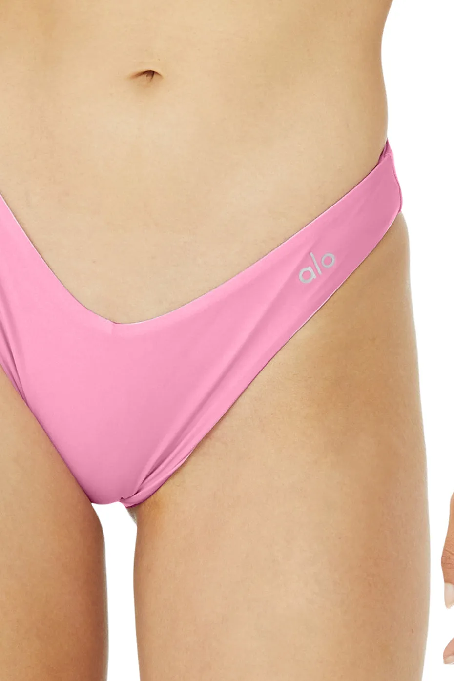 Alo x Frankies Bikinis Haven Bottom - 90's Pink