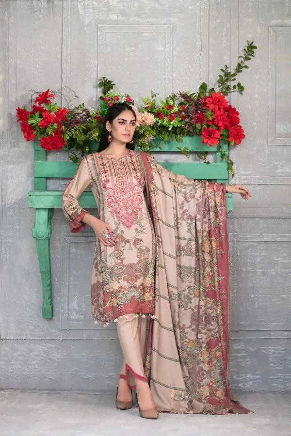 Amna Sohail Moorea Linen Collection by Tawakkal – D-5991-A