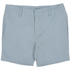 Analogie By Lil Legs Aqua Linen Boys Shorts