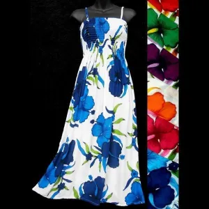 Bright Flower Sarong Dress