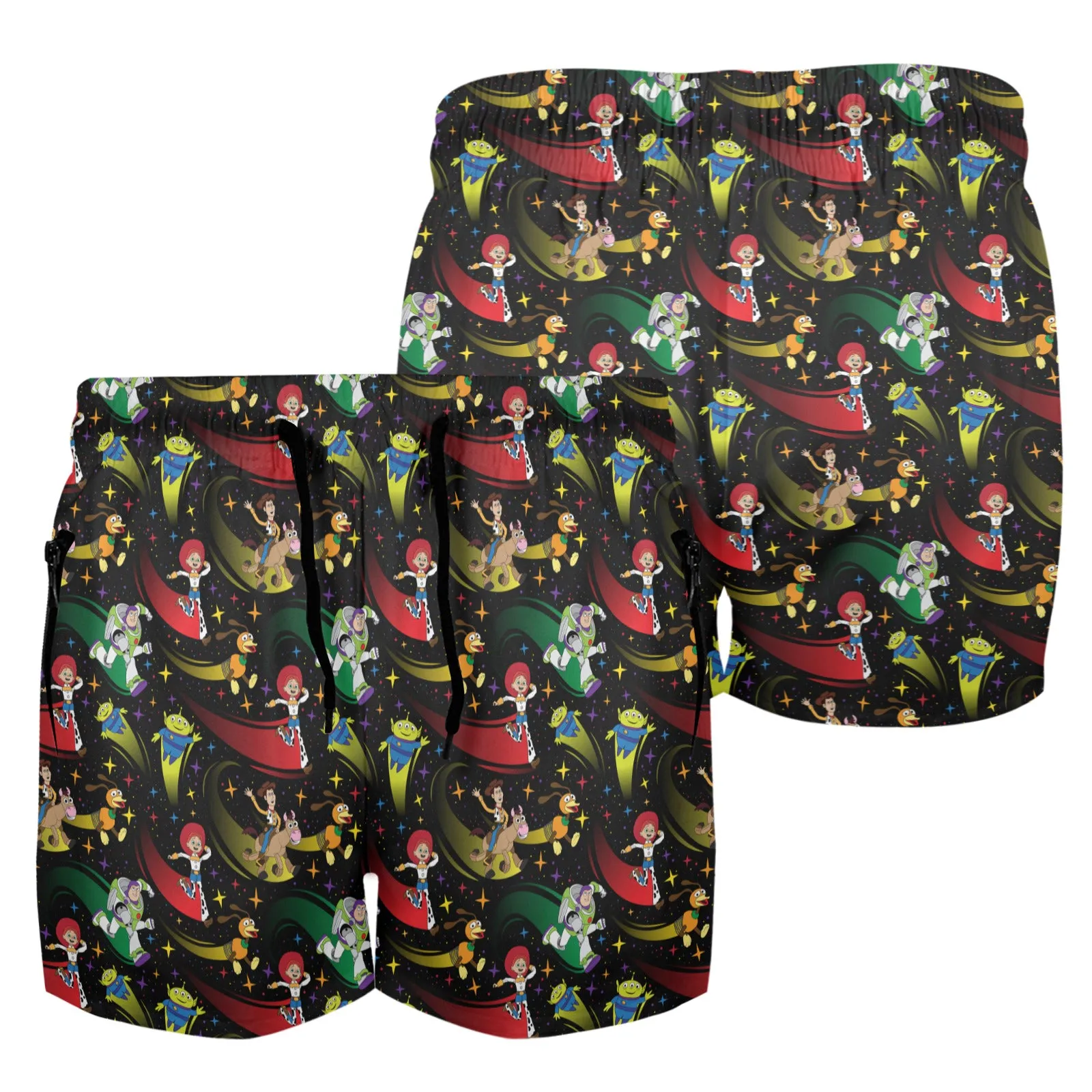 Disney Toy Story Roundup Friends Men's Quick Dry Athletic Shorts