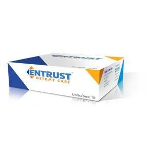 Entrust 1 Piece Pre-cut 2" Stoma Transparent, Standard Wear, 12"