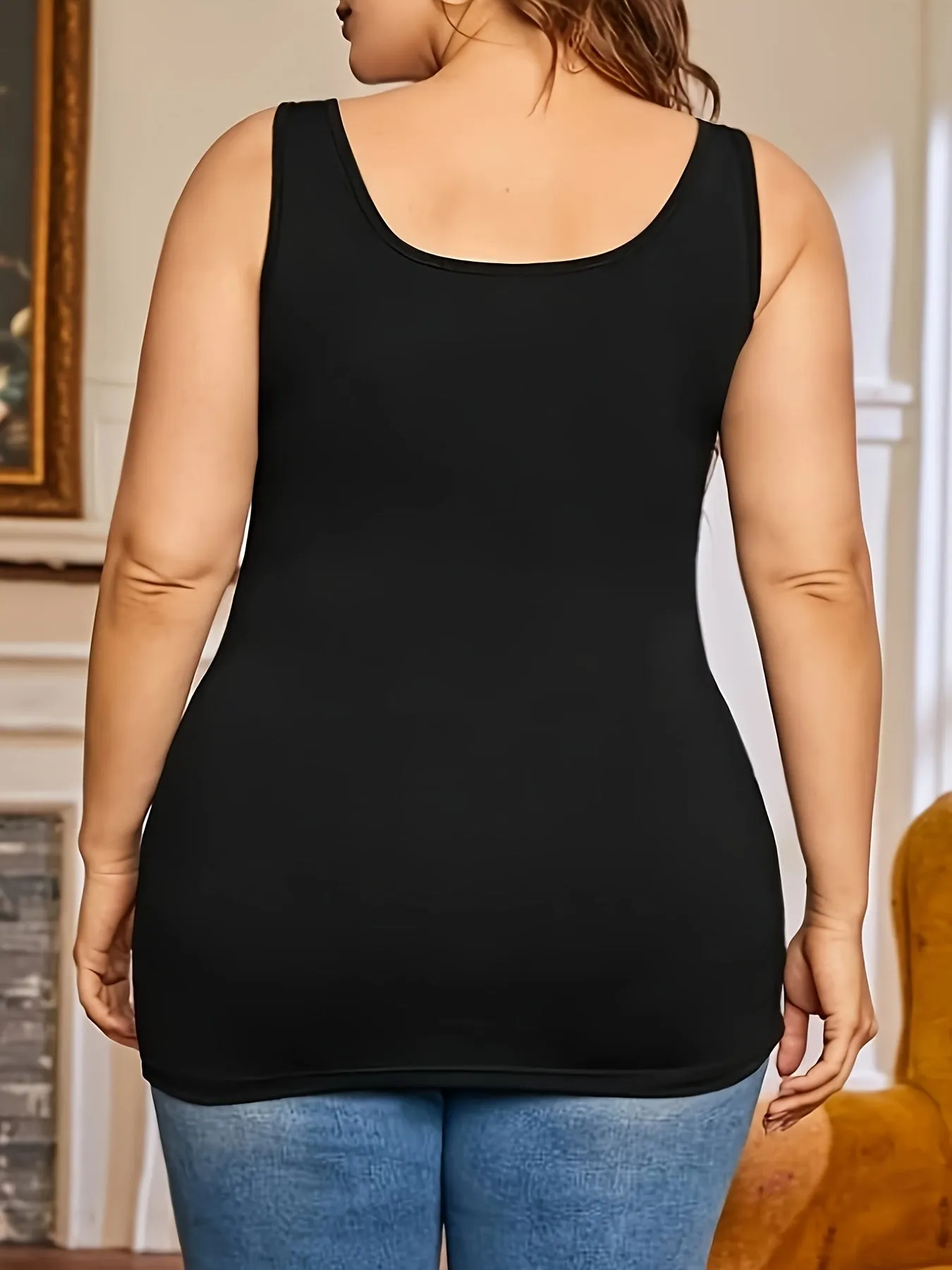 Essential Comfort Women's Plus Size Lounge Tank Tops Set