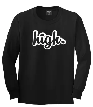 High Outline Weed Long Sleeve T-Shirt