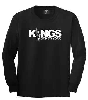 KINGS Of New York Statue Of Liberty Boys Kids Long Sleeve T-Shirt