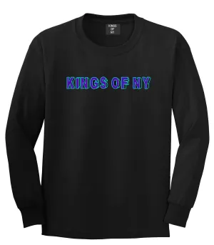 Kings Of NY Bright Block Letters Fall15 Boys Kids Long Sleeve T-Shirt