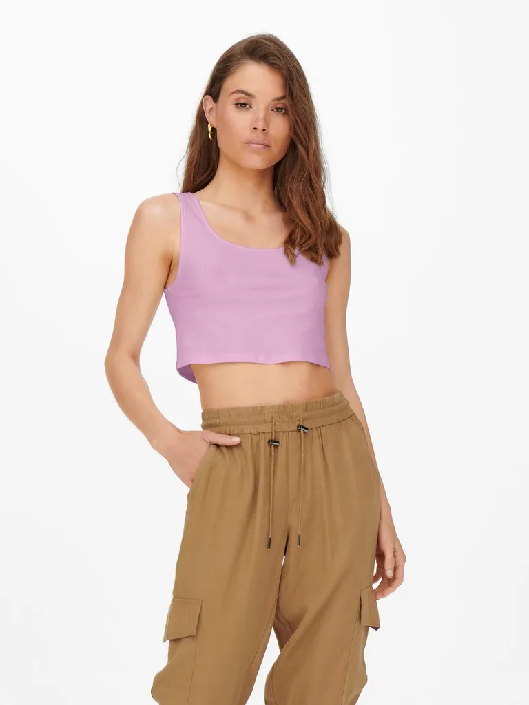 Kira Cotton Cropped Tank