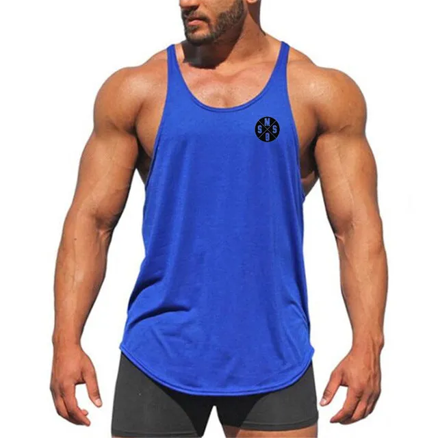 Muscleguys Brand gyms clothing Bodybuilding singlet Fitness Mens Tank Top Golds Gorilla Wear Vest Stringer sportswear Undershirt