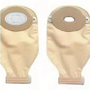 Nu-Flex 1-Piece Adult Drainable Pouch Cut-to-Fit Deep Convex 1-3/16" x 2-1/4" Oval