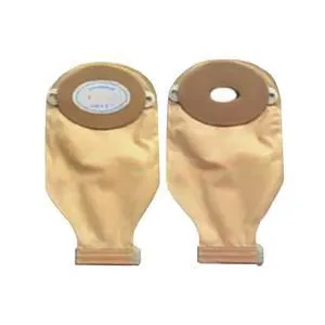 Nu-Flex 1-Piece Adult Drainable Pouch Precut Convex 3/4" x 1-1/2" Oval, Roll-Up