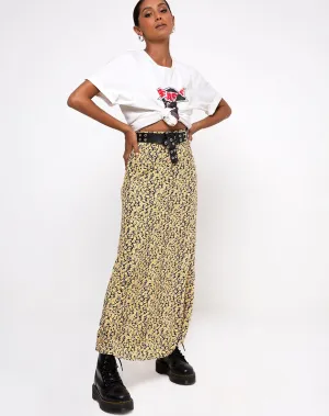 Sayan Skirt in Mini Bloom Yellow