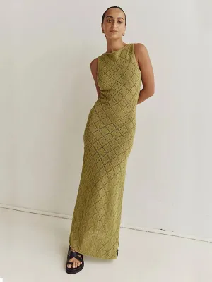 Slim Cocktail Off Shoulder Maxi Dress for Women