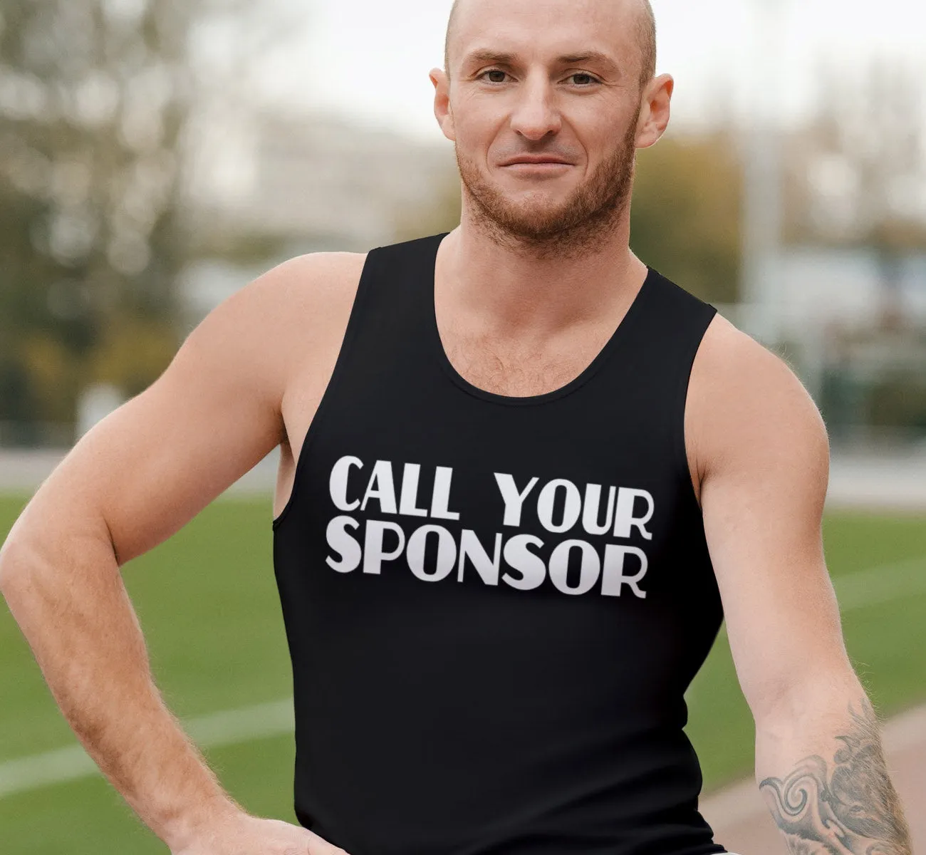 utt- Call Your Sponsor Unisex Tank Tops