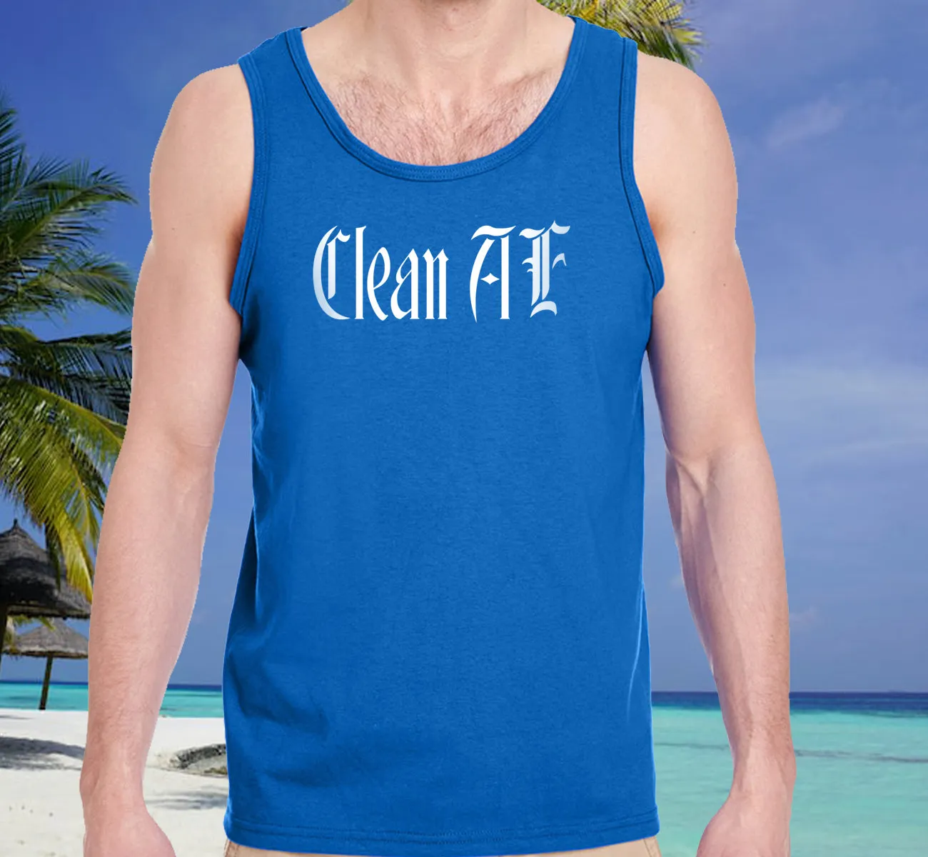 utt- Clean AF V.1 Unisex Tank Tops