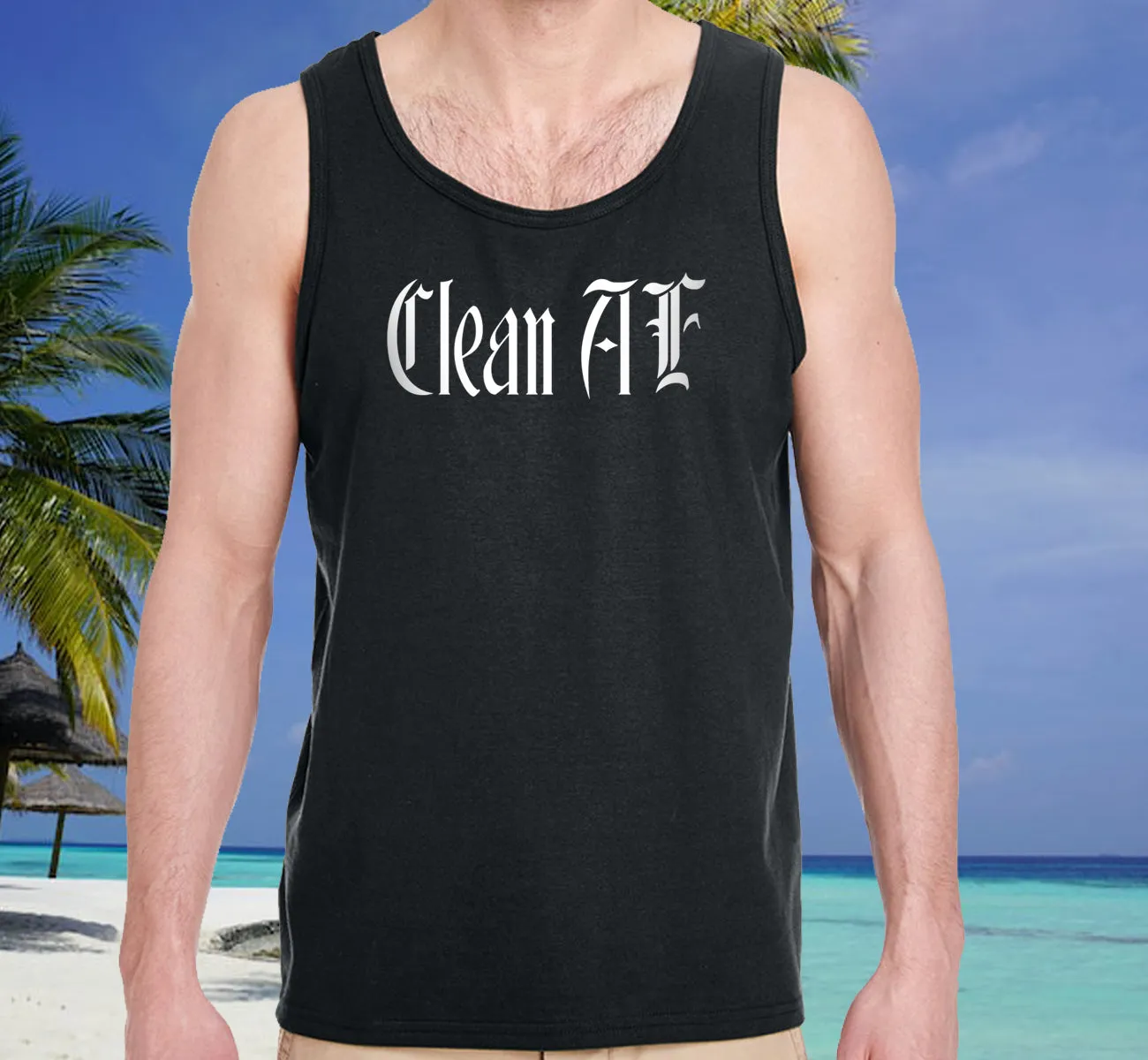 utt- Clean AF V.1 Unisex Tank Tops