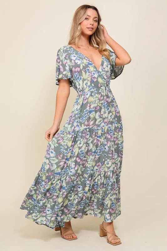 Where Flowers Bloom Maxi Dress