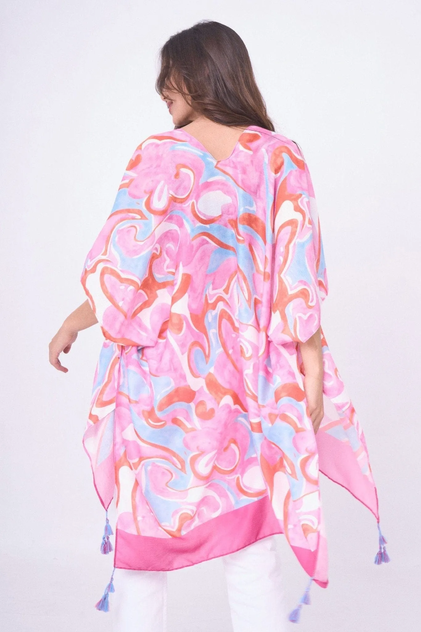 YLK310081 Sasha Swirl Print Kimono